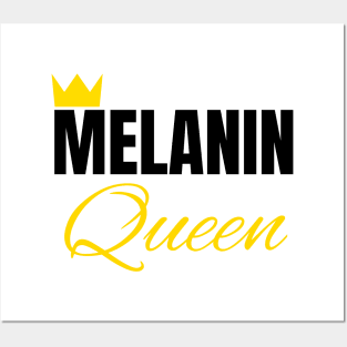 Melanin Queen, Black History, African American, for Black Women Posters and Art